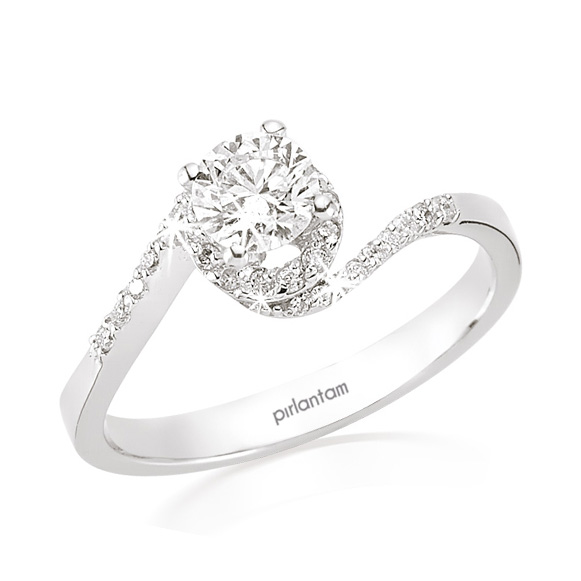 0.61 ct. Pırlanta Tektaş Yüzük